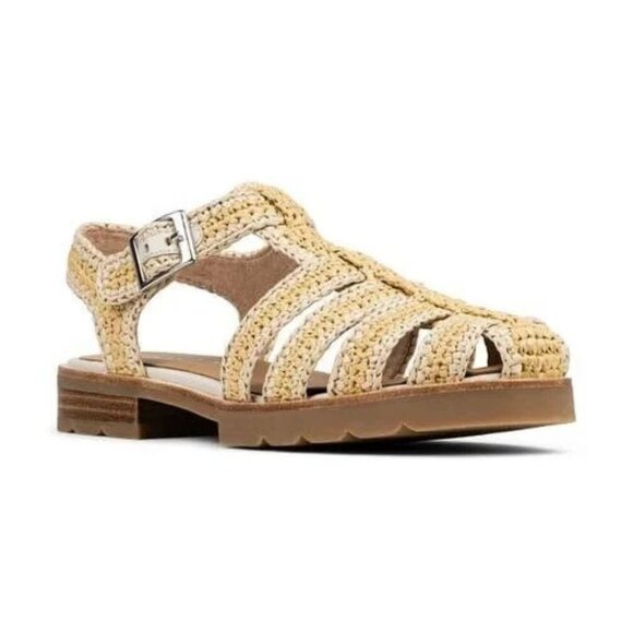 Donald Pliner Shoes - NEW Donald Pliner Laynar Fisherman Sandal (Women) FOAM SIZE 9/100%AUTHENTIC